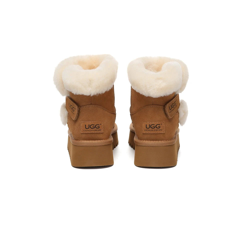 AUSTRALIAN SHEPHERD® UGG Boots Sheepskin Wool Shearling Platform Bynnie 8 AUSTRALIAN SHEPHERD® UGG Boots Sheepskin Wool Shearling Platform Bynnie - Image 6