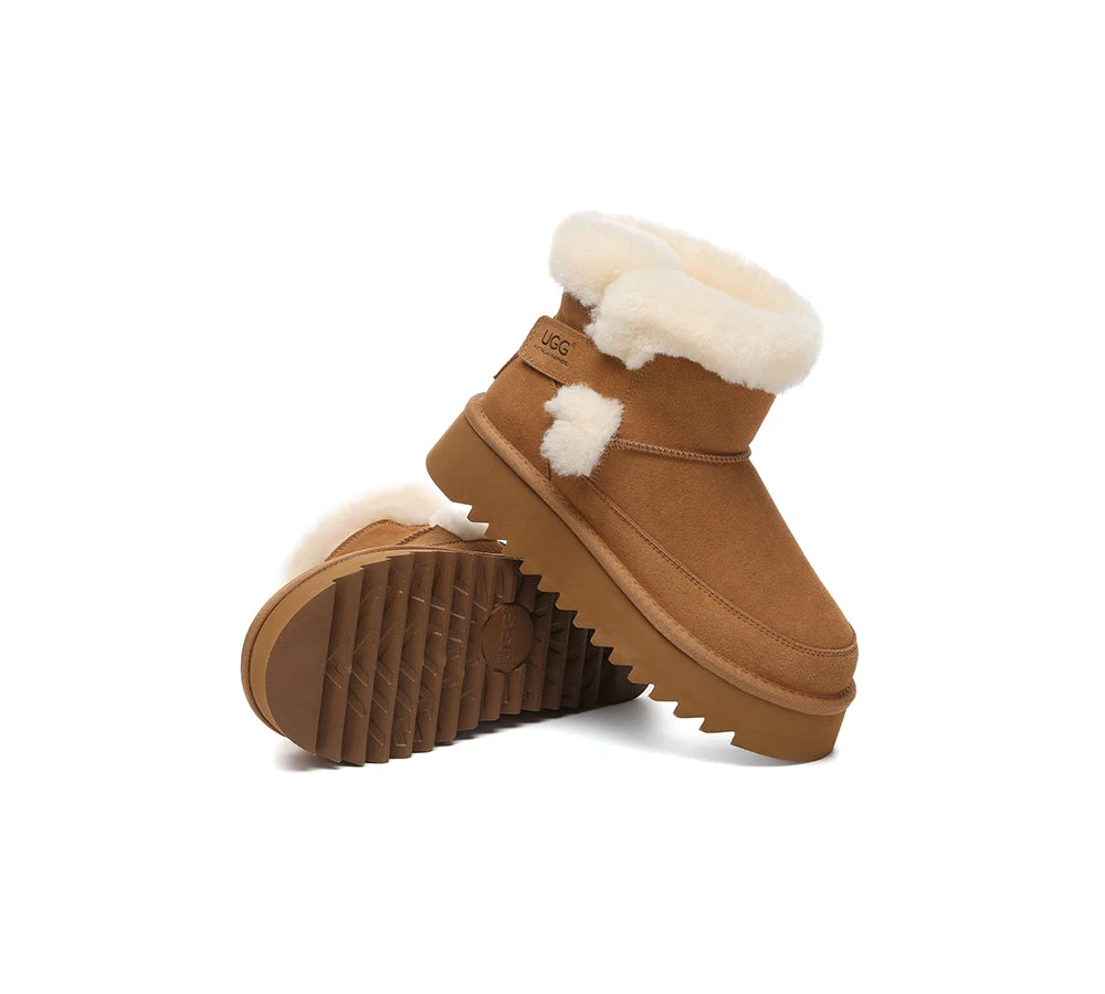 AUSTRALIAN SHEPHERD® UGG Boots Sheepskin Wool Shearling Platform Bynnie 4 AUSTRALIAN SHEPHERD® UGG Boots Sheepskin Wool Shearling Platform Bynnie - Image 2