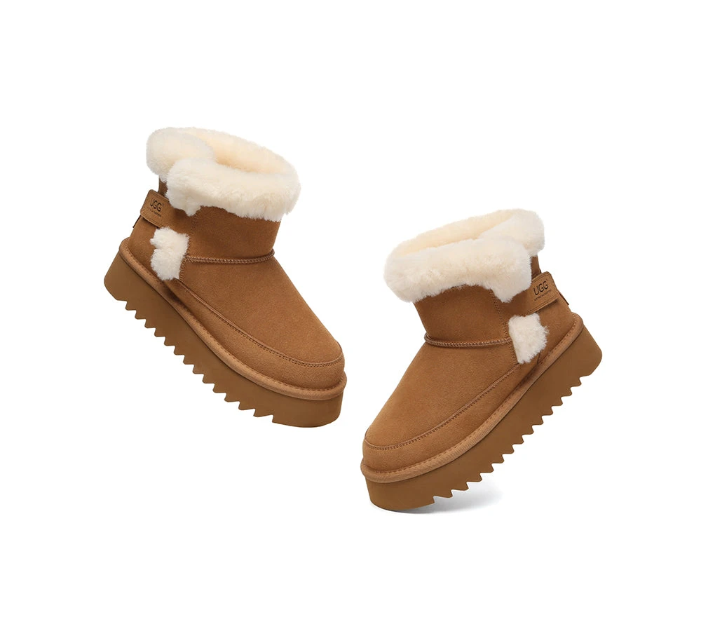 AUSTRALIAN SHEPHERD® UGG Boots Sheepskin Wool Shearling Platform Bynnie 6 AUSTRALIAN SHEPHERD® UGG Boots Sheepskin Wool Shearling Platform Bynnie - Image 4