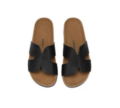 Women Slides Leather Flat Heidy -Shoe Store GL7A0232