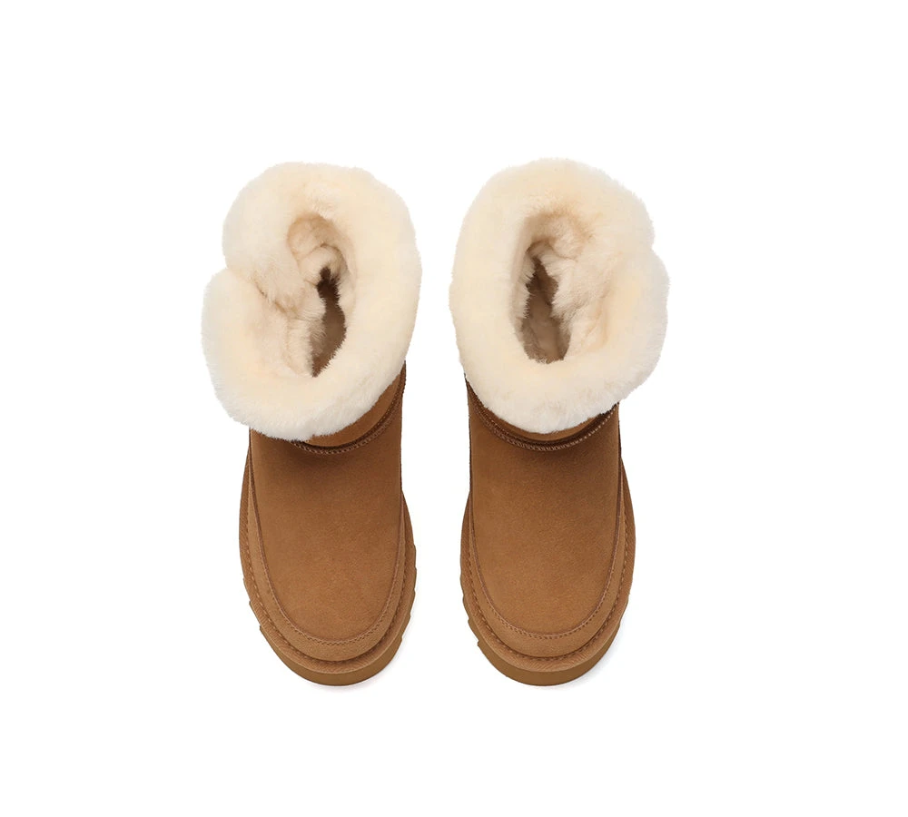 AUSTRALIAN SHEPHERD® UGG Boots Sheepskin Wool Shearling Platform Bynnie 7 AUSTRALIAN SHEPHERD® UGG Boots Sheepskin Wool Shearling Platform Bynnie - Image 5