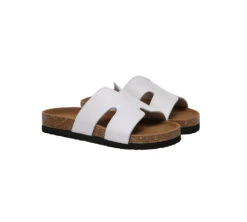 Women Slides Leather Flat Heidy -Shoe Store GL7A0246