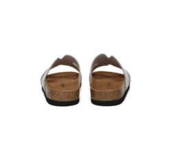 Women Slides Leather Flat Heidy -Shoe Store GL7A0247