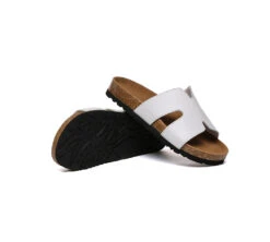 Women Slides Leather Flat Heidy -Shoe Store GL7A0248