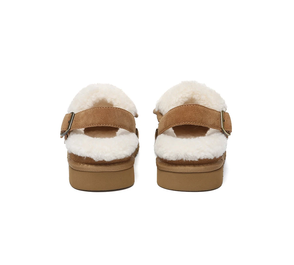 3-Way Style UGG Slippers Sheepskin Wool Adjustable Strap Slingback Tenley 11 3-Way Style UGG Slippers Sheepskin Wool Adjustable Strap Slingback Tenley - Image 9