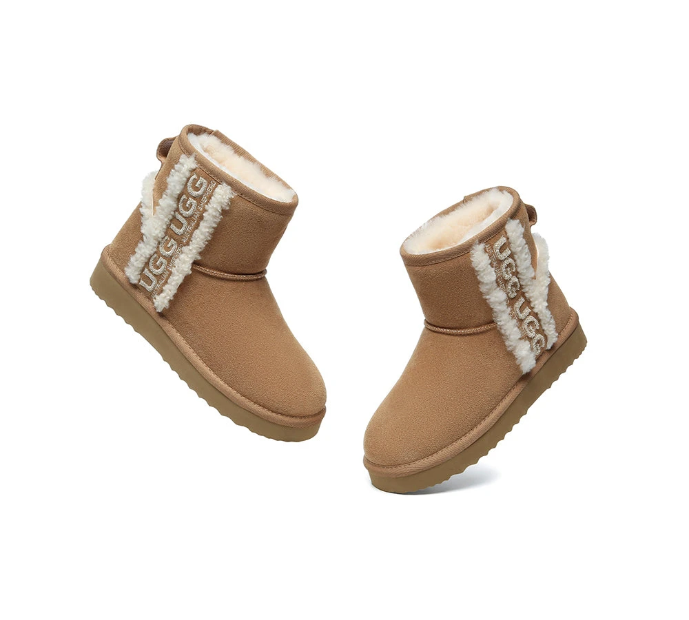 UGG Boots Sheepskin Wool Shearling Lined Ankle Mini Darby 7 UGG Boots Sheepskin Wool Shearling Lined Ankle Mini Darby - Image 5