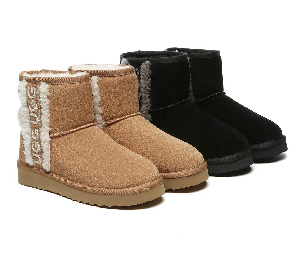 UGG Boots Sheepskin Wool Shearling Lined Ankle Mini Darby 3 UGG Boots Sheepskin Wool Shearling Lined Ankle Mini Darby
