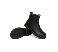 Women Leather Zipper Ankle Boots Chapple -Shoe Store GL7A0499 2f5cc827 2d6d 45cf 80ef 37db49416dab