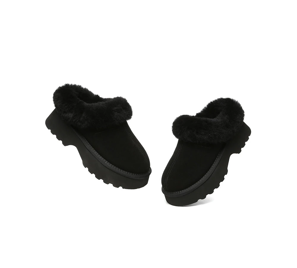 UGG Slippers Sheepskin Wool Ankle Chunky Platform Murray 9 UGG Slippers Sheepskin Wool Ankle Chunky Platform Murray - Image 7
