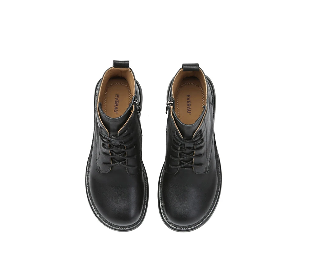 Women Leather Lace Up Ankle Boots Gabriela 14 Women Leather Lace Up Ankle Boots Gabriela - Image 12