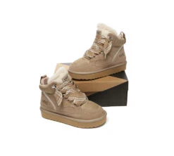 UGG Boots Women Lace Up Ankle Platform Samir -Shoe Store GL7A0601