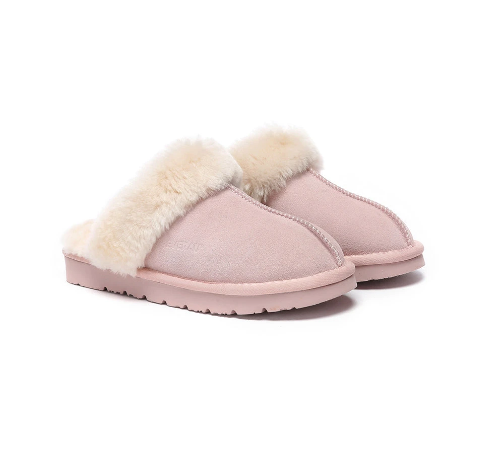 UGG Slippers Women Men Sheepskin Wool Suede Scuff Slippers Muffin 18 UGG Slippers Women Men Sheepskin Wool Suede Scuff Slippers Muffin - Image 16