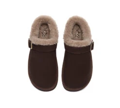 Women Sheepskin Mule Slippers Backless Suede Pulsey -Shoe Store GL7A0662 34457135 481e 420c ac55 355d723b9805