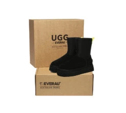 UGG Platform Boots Women Sheepskin Wool Zipper Decor Stretchy Mid Calf Ethel 29 UGG Platform Boots Women Sheepskin Wool Zipper Decor Stretchy Mid Calf Ethel -Shoe Store GL7A0678