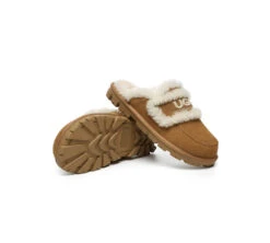 UGG Slippers Women Sheepskin Wool Shearling Lined Rilee -Shoe Store GL7A0681 c1149c11 0d12 4aeb 9cd1 1621f72f7b53
