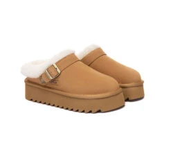 UGG Slippers Sheepskin Wool Adjustable Strap Platform Pulsey -Shoe Store GL7A0682 42901181 6e51 4aa8 a166 57c2aa66b3ac
