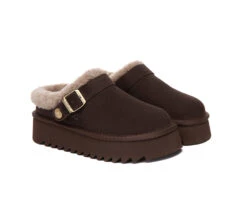 UGG Slippers Sheepskin Wool Adjustable Strap Platform Pulsey -Shoe Store GL7A0698 759f7645 3a47 4e26 8cc0 43884b545e45