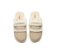 UGG Slippers Women Sheepskin Wool Shearling Lined Rilee -Shoe Store GL7A0705 f9a1a015 022f 46e0 93da 0ce43b4cfc62