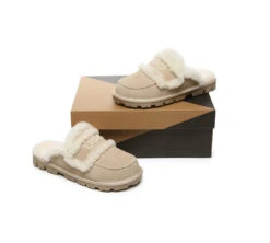 UGG Slippers Women Sheepskin Wool Shearling Lined Rilee -Shoe Store GL7A0706 37331091 d115 4934 9a90 62f10907e209