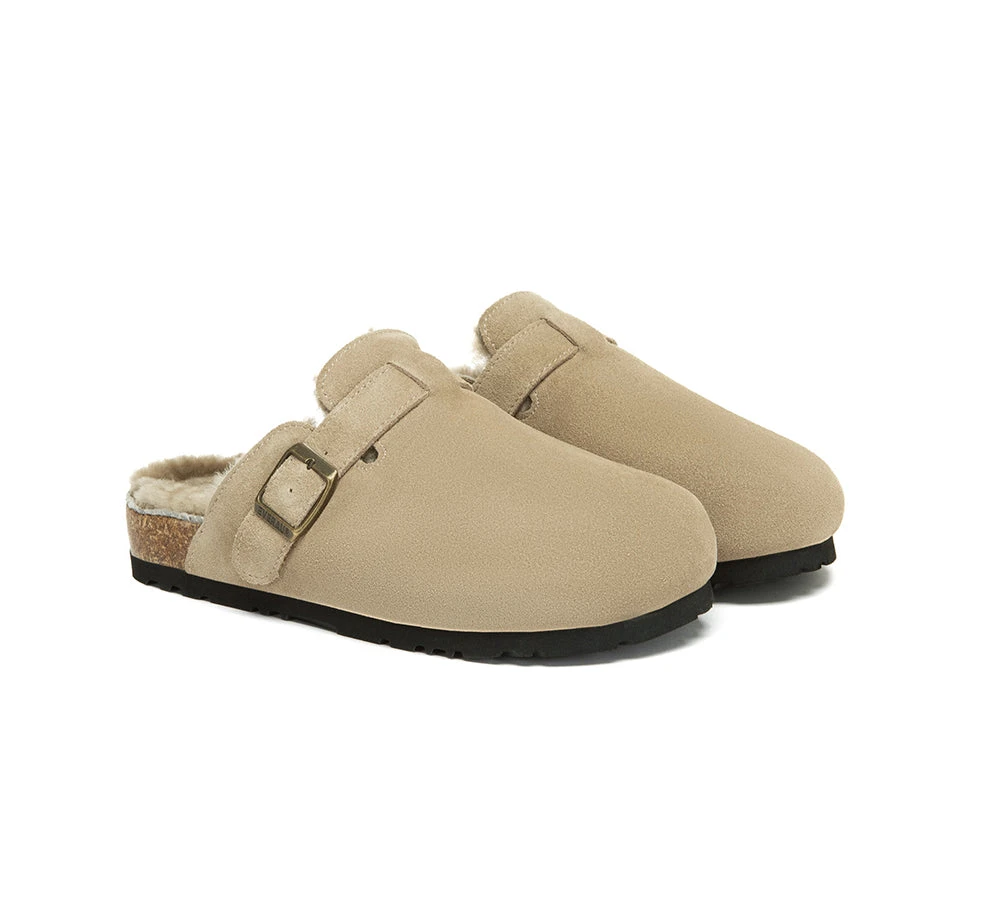 EVERAU® UGG Slippers Sheepskin Wool Adjustable Strap Hazco 10 EVERAU® UGG Slippers Sheepskin Wool Adjustable Strap Hazco - Image 8