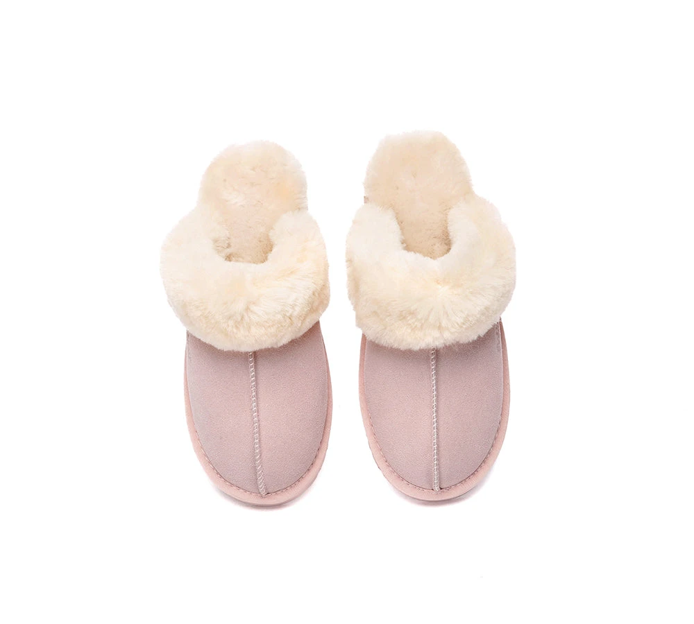 UGG Slippers Women Men Sheepskin Wool Suede Scuff Slippers Muffin 22 UGG Slippers Women Men Sheepskin Wool Suede Scuff Slippers Muffin - Image 20