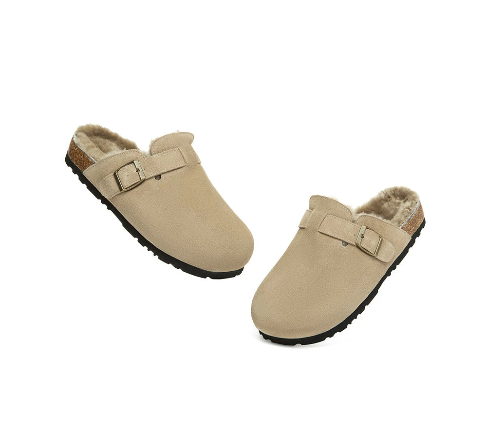 EVERAU® UGG Slippers Sheepskin Wool Adjustable Strap Hazco 13 EVERAU® UGG Slippers Sheepskin Wool Adjustable Strap Hazco - Image 11