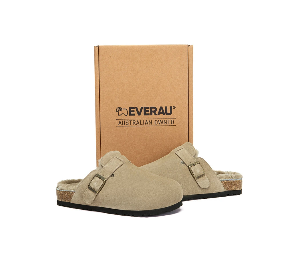 EVERAU® UGG Slippers Sheepskin Wool Adjustable Strap Hazco 12 EVERAU® UGG Slippers Sheepskin Wool Adjustable Strap Hazco - Image 10