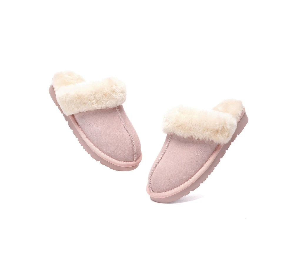 UGG Slippers Women Men Sheepskin Wool Suede Scuff Slippers Muffin 21 UGG Slippers Women Men Sheepskin Wool Suede Scuff Slippers Muffin - Image 19