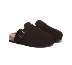 EVERAU® UGG Slippers Sheepskin Wool Adjustable Strap Hazco 34 EVERAU® UGG Slippers Sheepskin Wool Adjustable Strap Hazco -Shoe Store GL7A0746