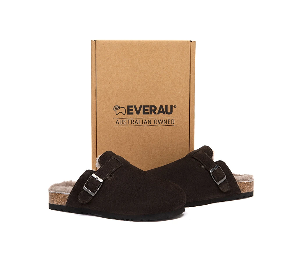 EVERAU® UGG Slippers Sheepskin Wool Adjustable Strap Hazco 18 EVERAU® UGG Slippers Sheepskin Wool Adjustable Strap Hazco - Image 16