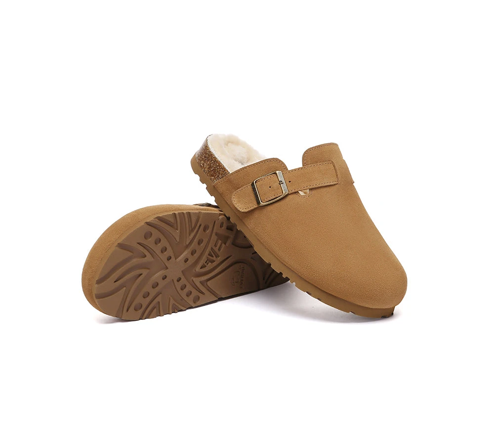 EVERAU® UGG Slippers Sheepskin Wool Adjustable Strap Hazco 5 EVERAU® UGG Slippers Sheepskin Wool Adjustable Strap Hazco - Image 3