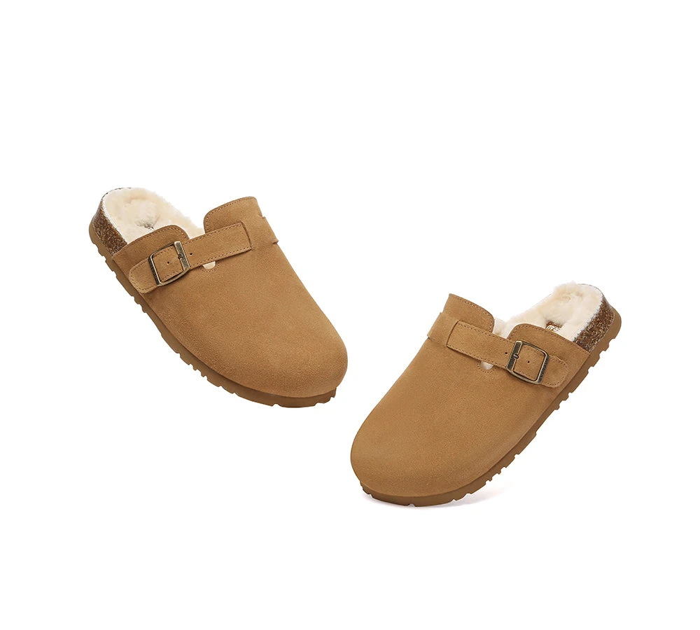 EVERAU® UGG Slippers Sheepskin Wool Adjustable Strap Hazco 7 EVERAU® UGG Slippers Sheepskin Wool Adjustable Strap Hazco - Image 5