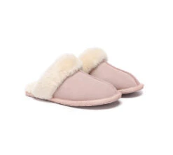 UGG Slippers Sheepskin Wool Suede Scuff Water Resistant Slippers Rosa 34 UGG Slippers Sheepskin Wool Suede Scuff Water Resistant Slippers Rosa -Shoe Store GL7A0823