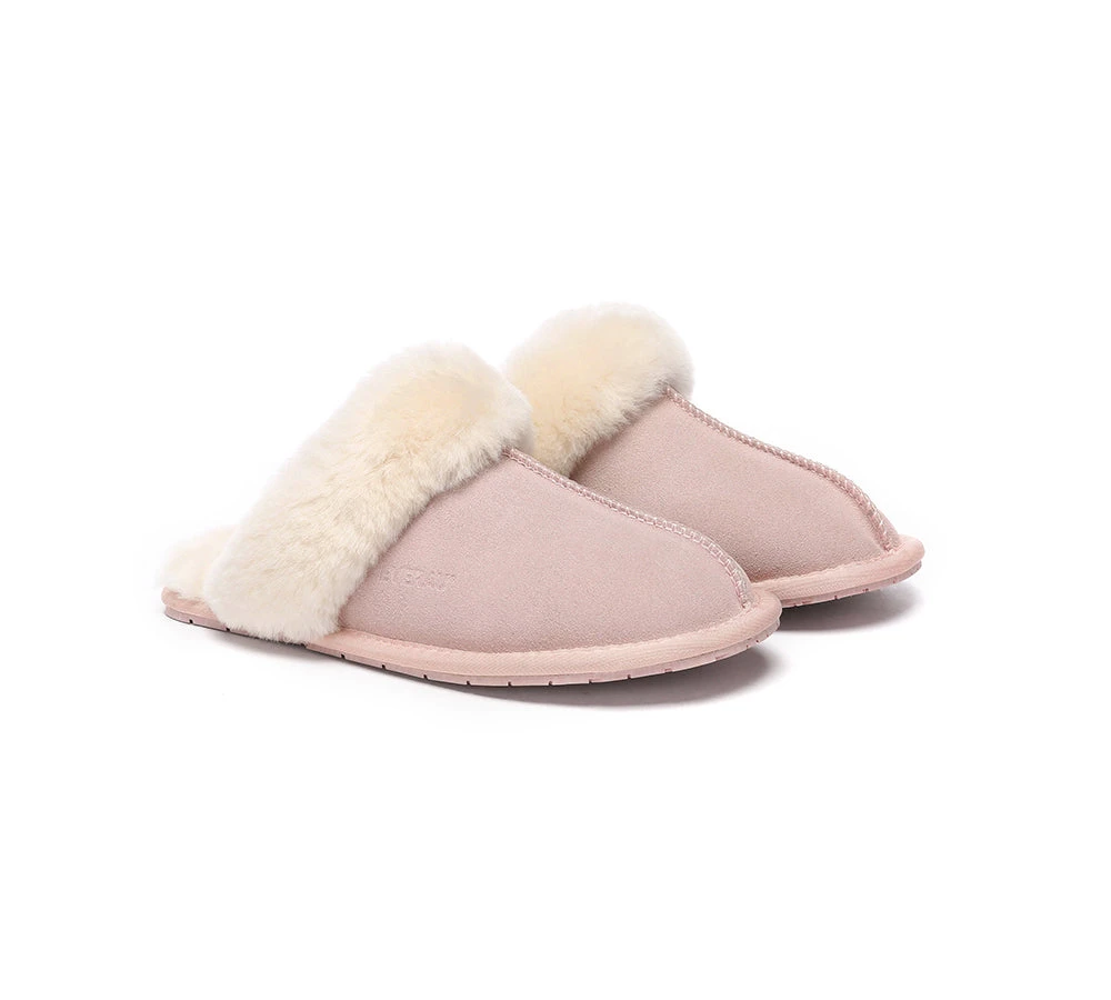 UGG Slippers Sheepskin Wool Suede Scuff Water Resistant Slippers Rosa 15 UGG Slippers Sheepskin Wool Suede Scuff Water Resistant Slippers Rosa - Image 13