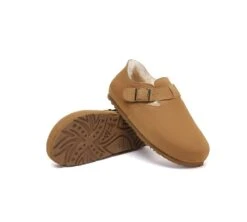 EVERAU® UGG Slippers Sheepskin Wool Adjustable Strap Hazora -Shoe Store GL7A0838 5852c32d 52b6 4354 aa31 e17c0d480e02