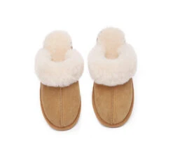 UGG Slippers Sheepskin Wool Suede Scuff Water Resistant Slippers Rosa 27 UGG Slippers Sheepskin Wool Suede Scuff Water Resistant Slippers Rosa -Shoe Store GL7A0874