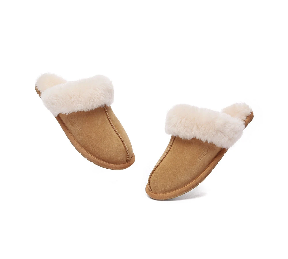 UGG Slippers Sheepskin Wool Suede Scuff Water Resistant Slippers Rosa 7 UGG Slippers Sheepskin Wool Suede Scuff Water Resistant Slippers Rosa - Image 5