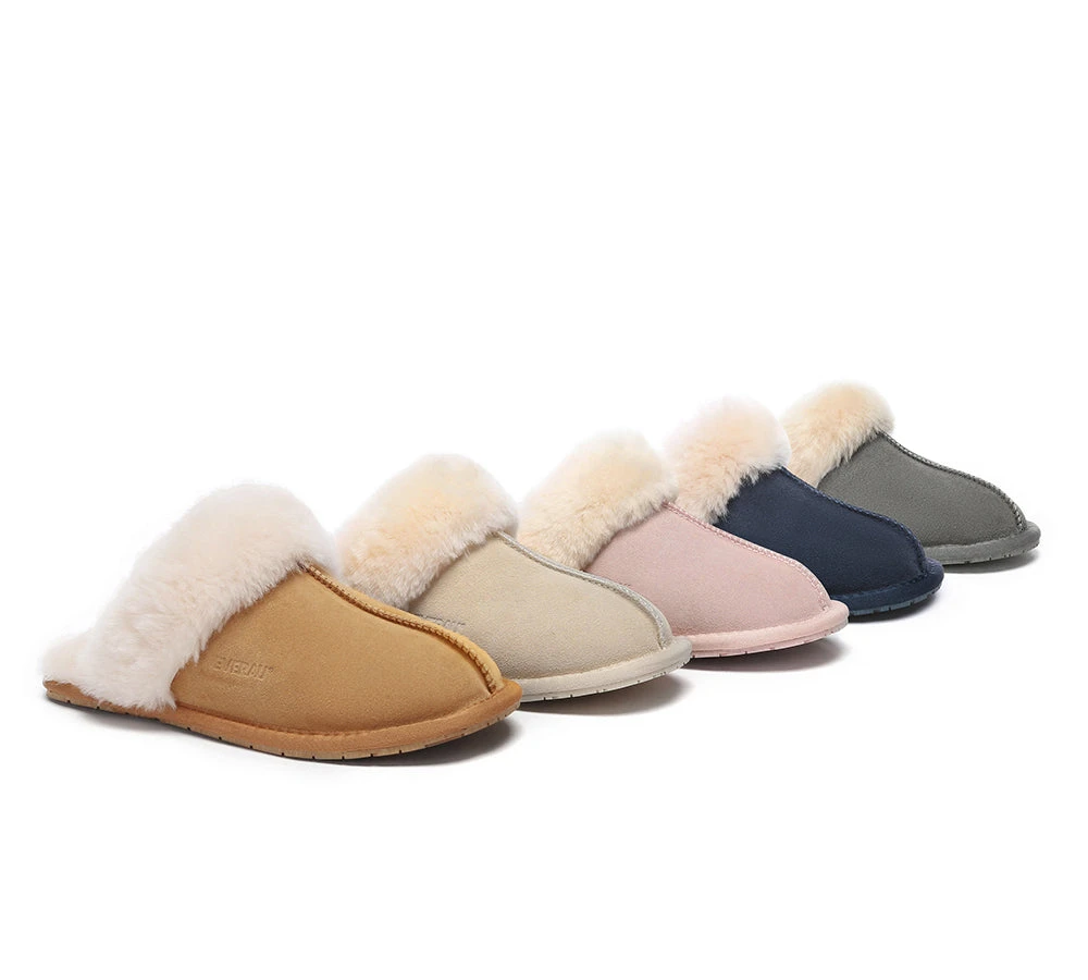UGG Slippers Sheepskin Wool Suede Scuff Water Resistant Slippers Rosa 3 UGG Slippers Sheepskin Wool Suede Scuff Water Resistant Slippers Rosa