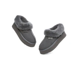 UGG Slippers Women Sheepskin Wool Collar Ankle Platform Ankle Booties Gabri 36 UGG Slippers Women Sheepskin Wool Collar Ankle Platform Ankle Booties Gabri -Shoe Store GL7A0924