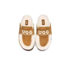 UGG Slippers Women Sheepskin Wool Shearling Lora -Shoe Store GL7A0960