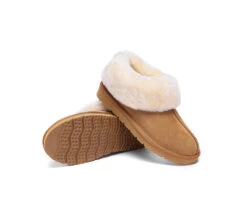UGG Sheepskin Wool Suede Ankle Slippers Homey -Shoe Store GL7A0967