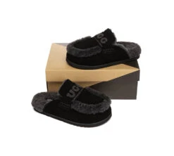 UGG Slippers Women Sheepskin Wool Shearling Lora -Shoe Store GL7A0997