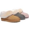 UGG Sheepskin Wool Suede Ankle Slippers Homey 1 UGG Sheepskin Wool Suede Ankle Slippers Homey -Shoe Store GL7A1012