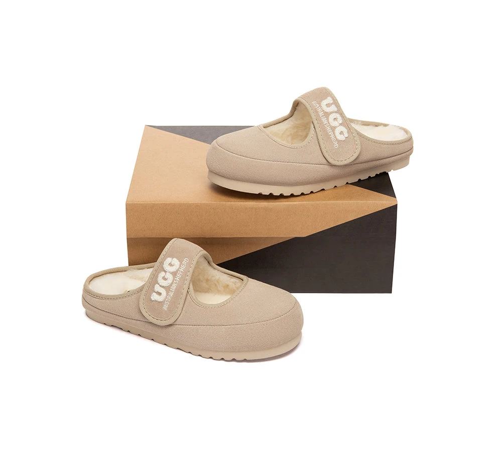 AUSTRALIAN SHEPHERD® UGG Slippers Sheepskin Wool Adjustable Strap Mary Jane Velly 12 AUSTRALIAN SHEPHERD® UGG Slippers Sheepskin Wool Adjustable Strap Mary Jane Velly - Image 10