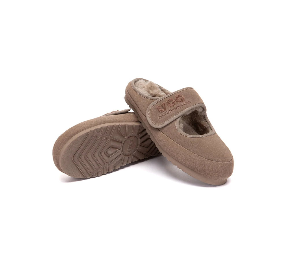 AUSTRALIAN SHEPHERD® UGG Slippers Sheepskin Wool Adjustable Strap Mary Jane Velly 17 AUSTRALIAN SHEPHERD® UGG Slippers Sheepskin Wool Adjustable Strap Mary Jane Velly - Image 15
