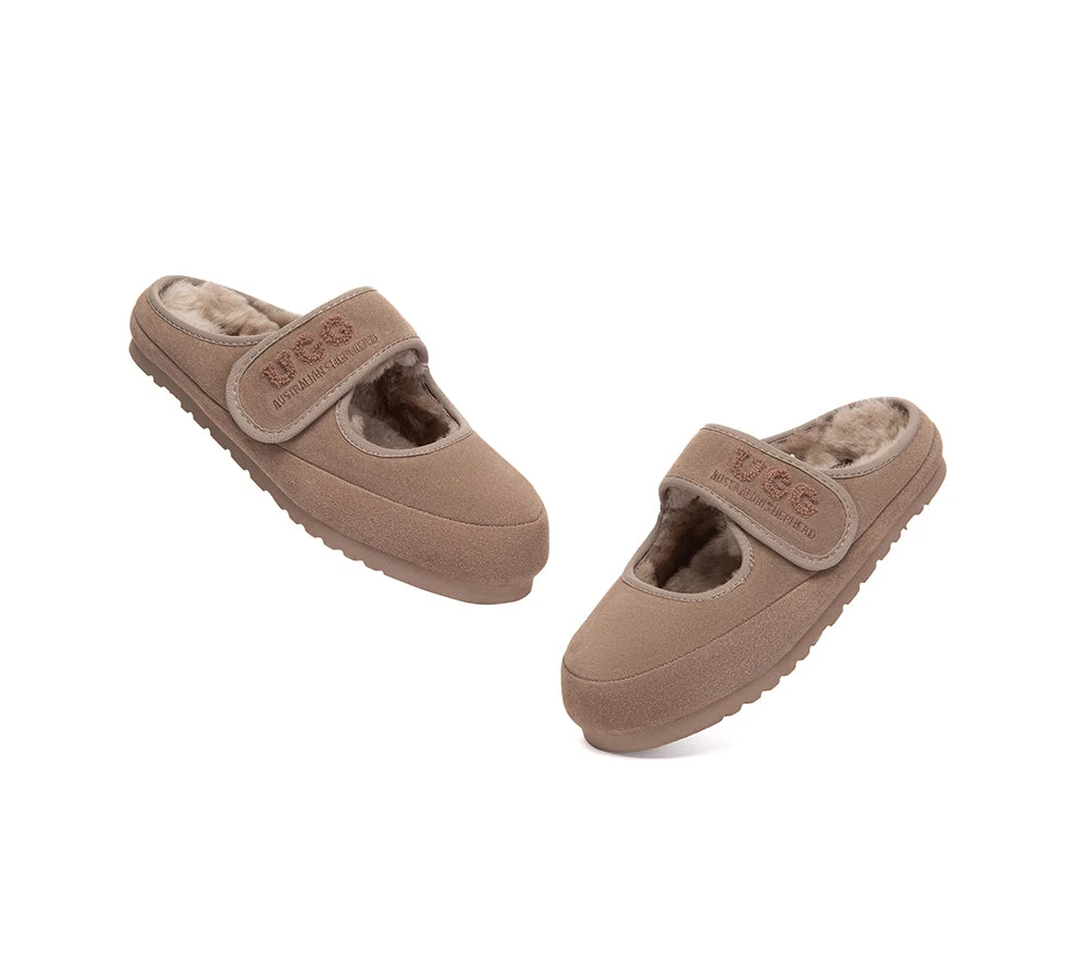 AUSTRALIAN SHEPHERD® UGG Slippers Sheepskin Wool Adjustable Strap Mary Jane Velly 19 AUSTRALIAN SHEPHERD® UGG Slippers Sheepskin Wool Adjustable Strap Mary Jane Velly - Image 17