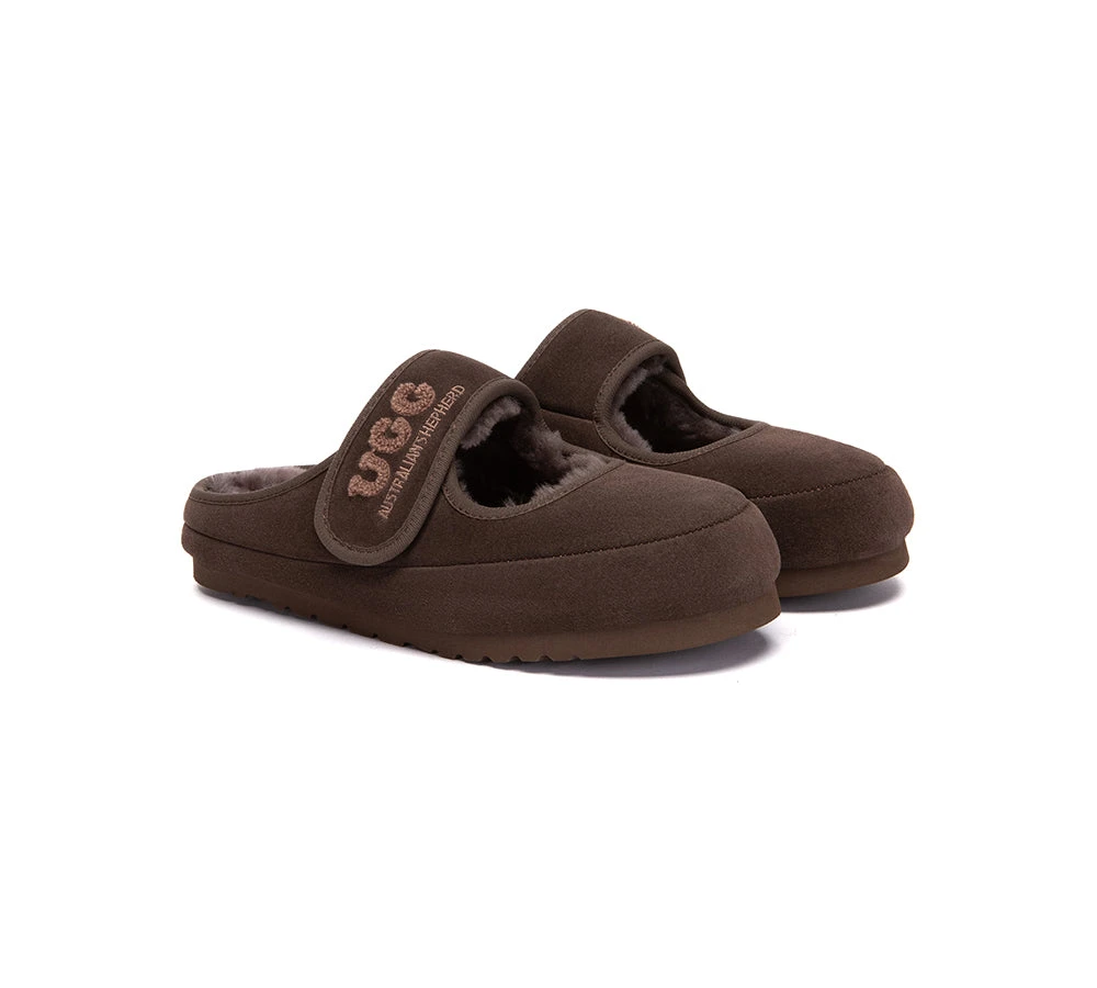 AUSTRALIAN SHEPHERD® UGG Slippers Sheepskin Wool Adjustable Strap Mary Jane Velly 22 AUSTRALIAN SHEPHERD® UGG Slippers Sheepskin Wool Adjustable Strap Mary Jane Velly - Image 20