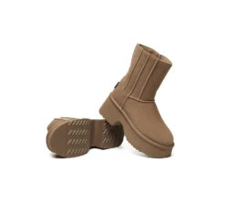 UGG Boots Short Zipper Chunky Platform Yuana -Shoe Store GL7A1193 431f2145 97b2 4232 9567 34775e7e264c