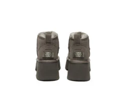 UGG Boots Sheepskin Wool Ankle Chunky Platform Ariel -Shoe Store GL7A1278