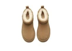 UGG Boots Sheepskin Wool Ankle Chunky Platform Ariel -Shoe Store GL7A1307